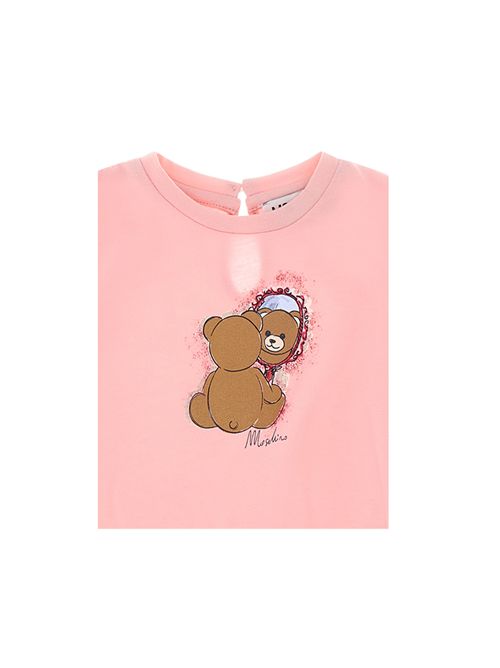 T-shirt, bambina, logata. MOSCHINO | MDO00W LAA5950209